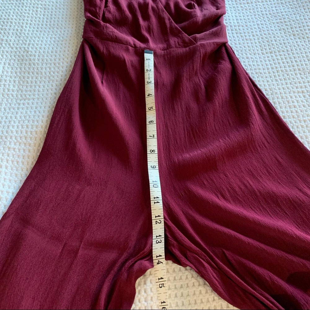 Forever 21 Palazzo Leg Red Jumpsuit Size Medium - Picture 10 of 15
